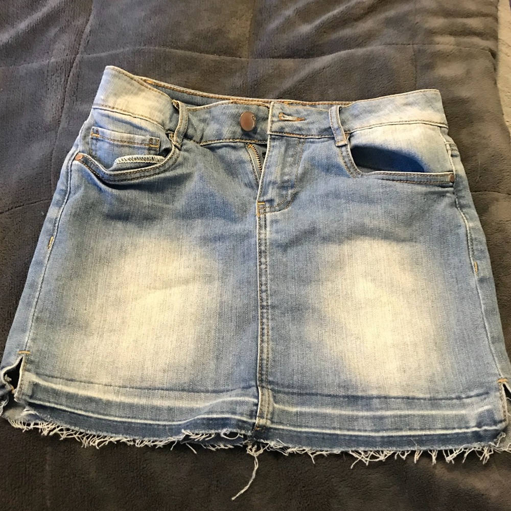 Denim Mini Skirt